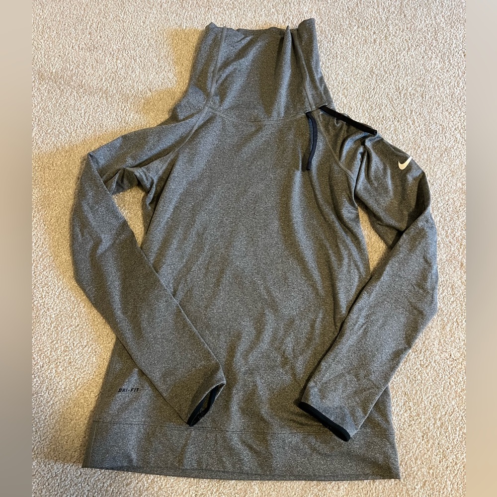 Nike Women's Charcoal Gray Hoodie